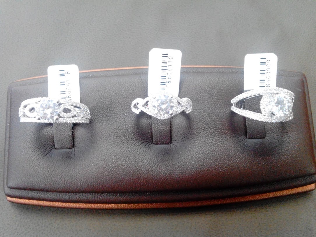A few of the beautiful engagement rings available at Joseph’s Jewelry.