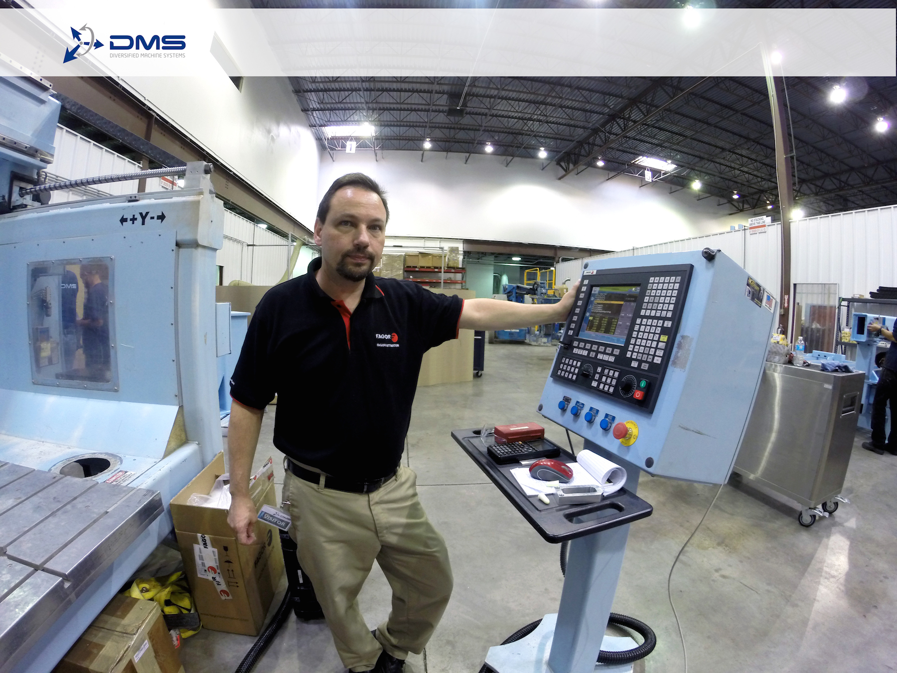 DMS CNC Routers Fagor Automation Renishaw Integration for Probing and Tooling