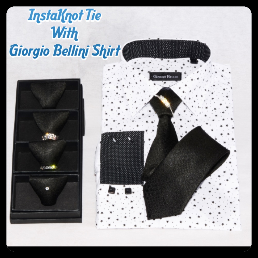 Georgio Bellini shirt and InstaKnot tie