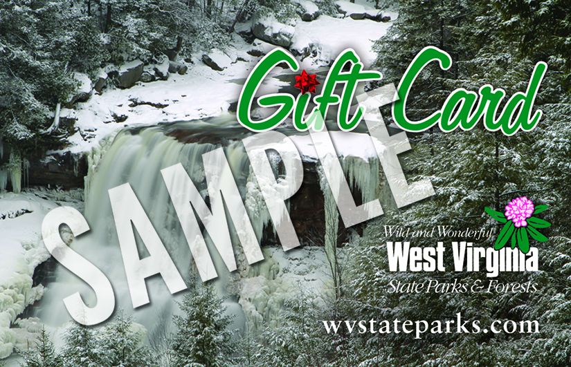 West Virginia State Parks gift card purchase of $100 or more made online or by telephone before Dec. 15 will receive “Something Extra” promotions worth up to an additional $120 when redeemed.
