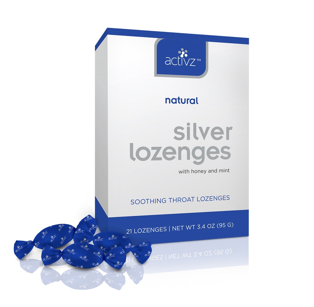 Activz Silver Lozenges are made from the combined strength of honey, mint and our proprietary nano-silver solution.