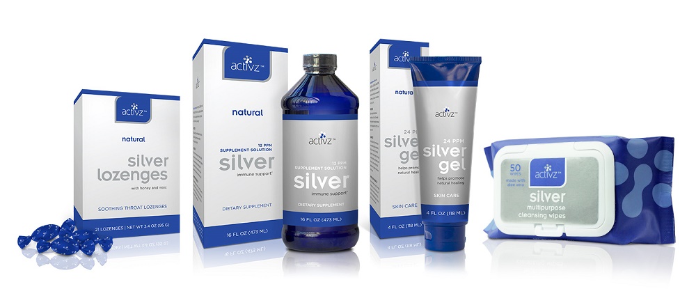 Nano-particle Natural Silver Products Line by Activz Whole-Food Nutrition