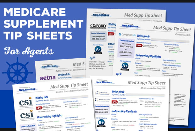 Medicare Supplement Sales Tip Sheets