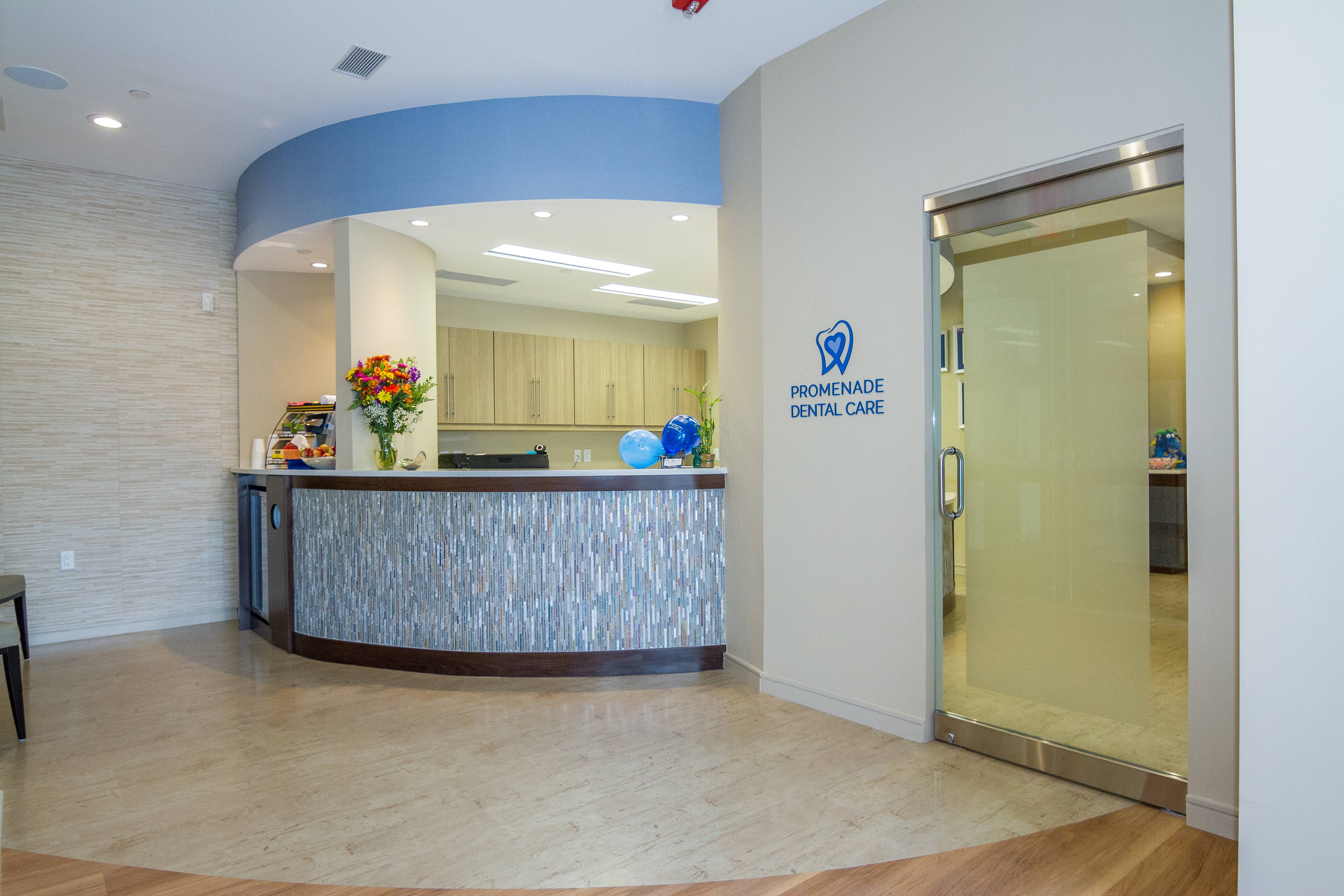 Promenade Dental Care reception area