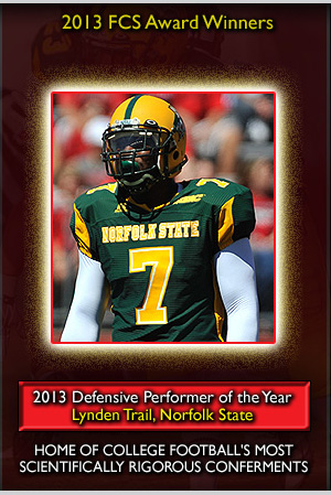 Lynden Trail - 2013 CFPA FCS National Defensive Performer of the Year