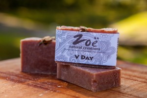 V Day Soap Bar from Zoe Natural Creations.