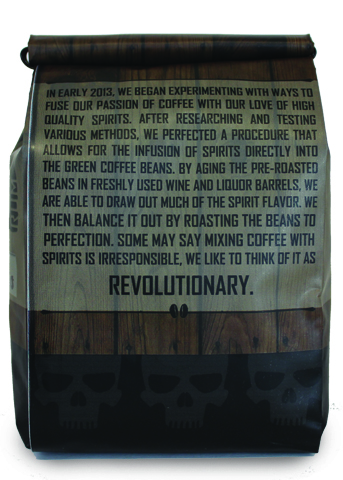 Barrel Brand Coffee bag back
