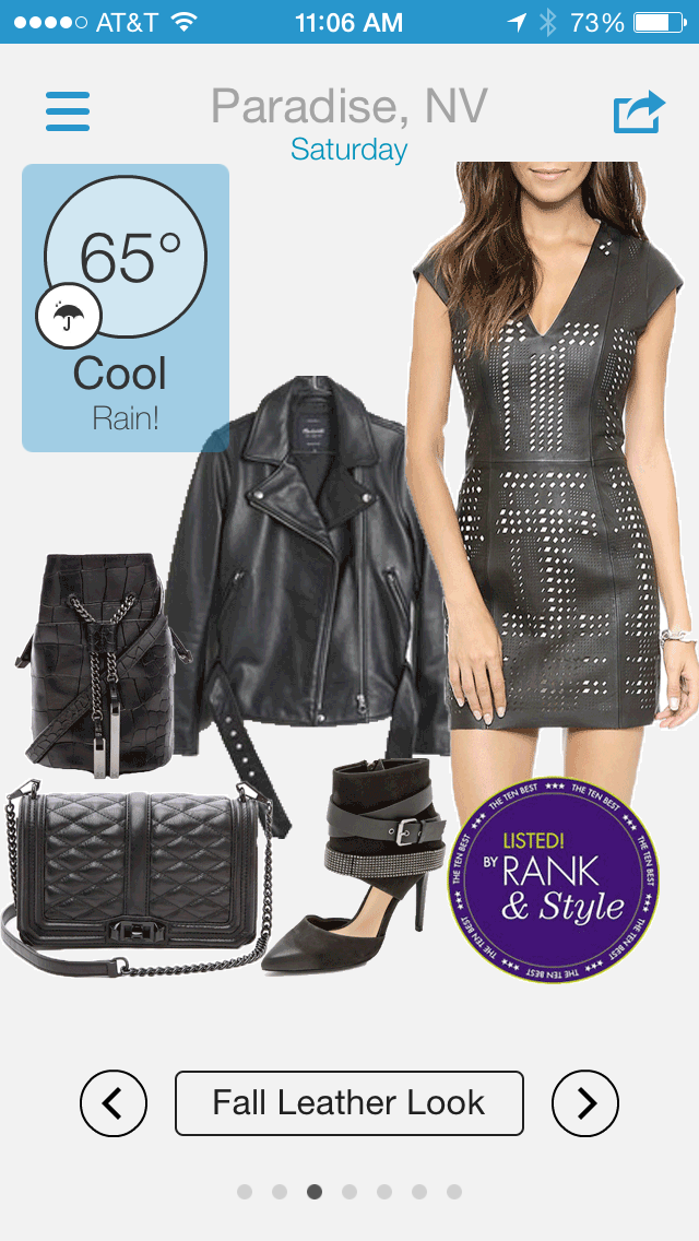 Rank & Style Fall Look in DressCast