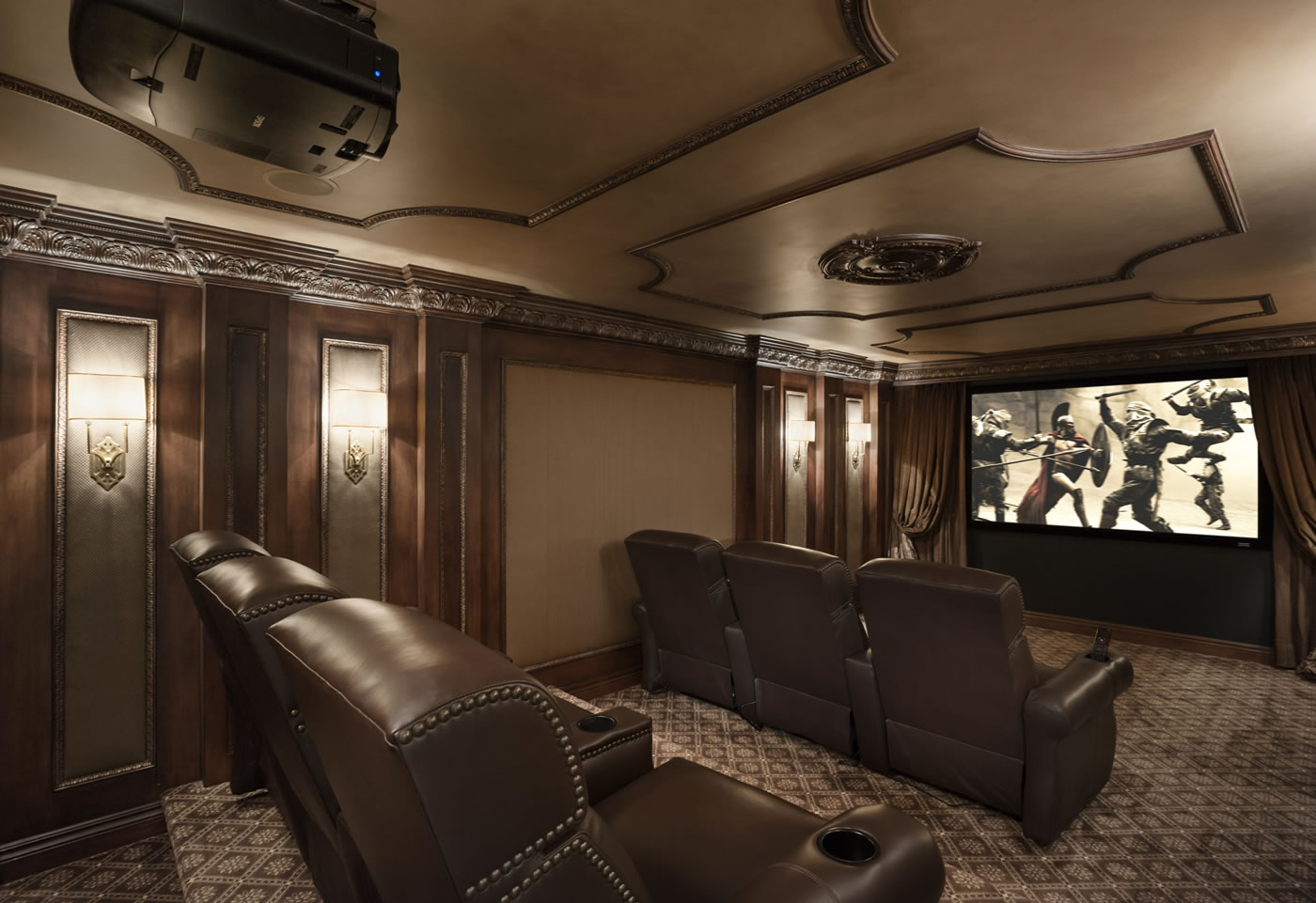 Detroit Home 2014 - Interior Design Award - Best Home Theatre Design