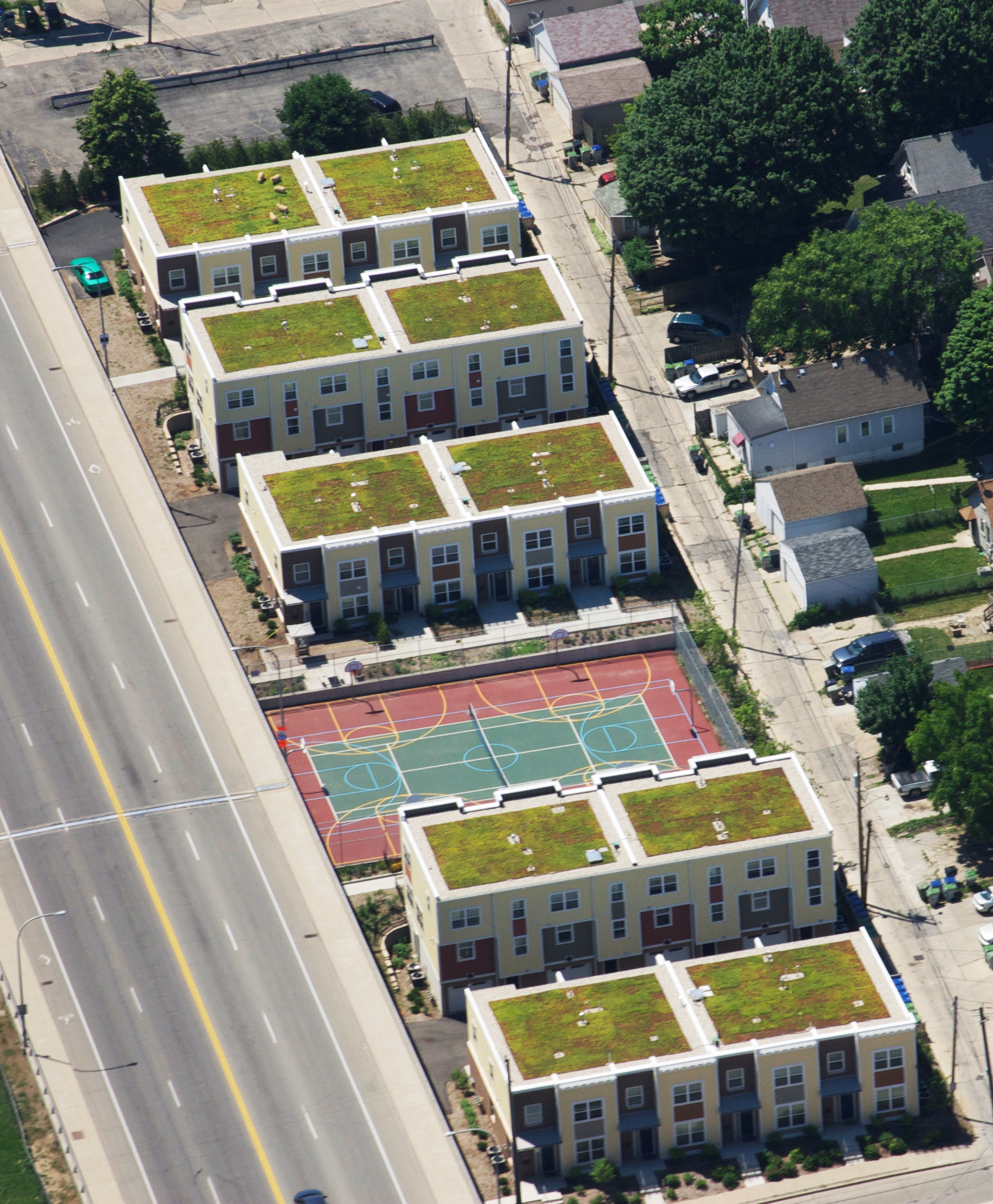 Xero Flor - Silver City Townhomes Green Roofs