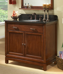 Modena 30" Solid Maple Wood Bathroom Vanity Cabinet md3021d from Sagehill Designs