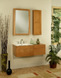 Lincoln Street 24" Wall Mount Maple Wood Bathroom Vanity Cabinet LS2418D from Sagehill Designs