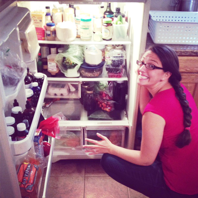 Author, lifestyle expert, and "Cravings Whisperer" Alexandra Jamieson revamps her fridge