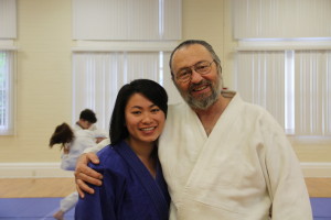 Head Instructor Sensei John Kammer of The Japanese Academy of Japanese Martial Arts and One of His Students