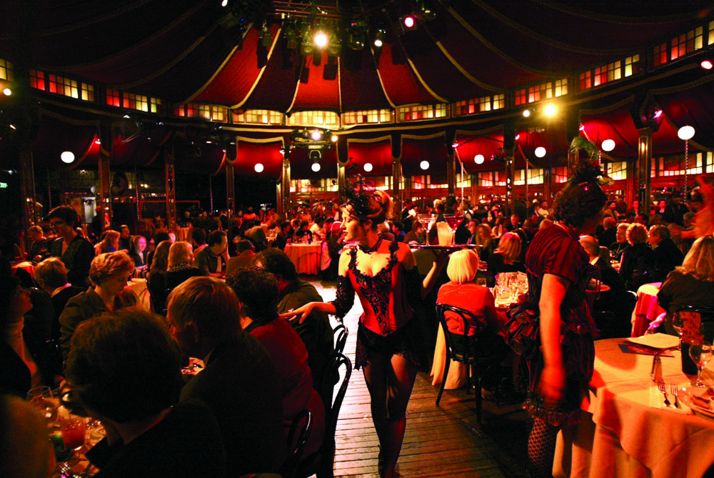 Teatro ZinZanni interior. Photo courtesy of Teatro ZinZanni.