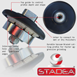 Diamond Profile Wheel - STADEA Series Super A For Granite Concrete Profiling