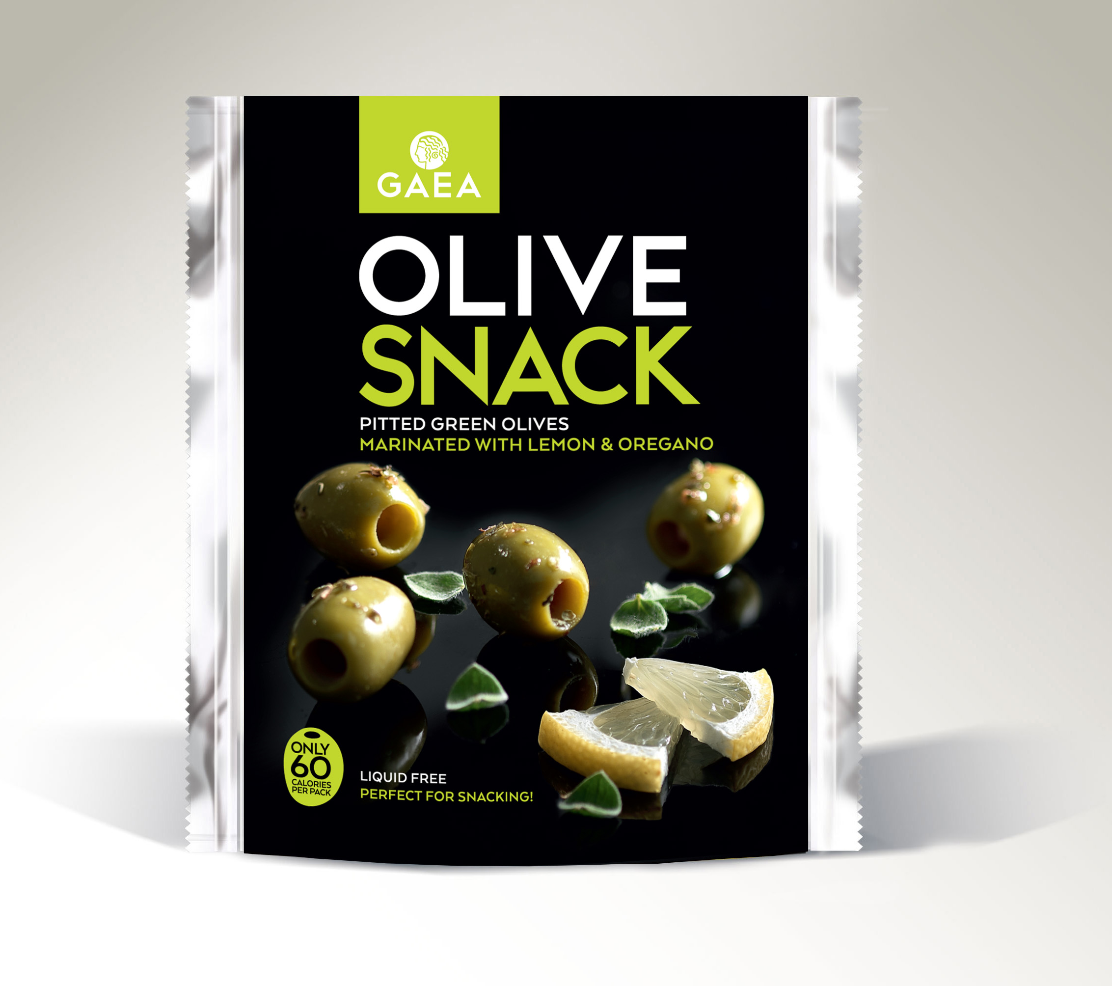 Gaea High Quality Olive Snacking Pouches