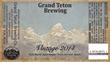The Grand Teton Vintage 2014 Bottle Label
