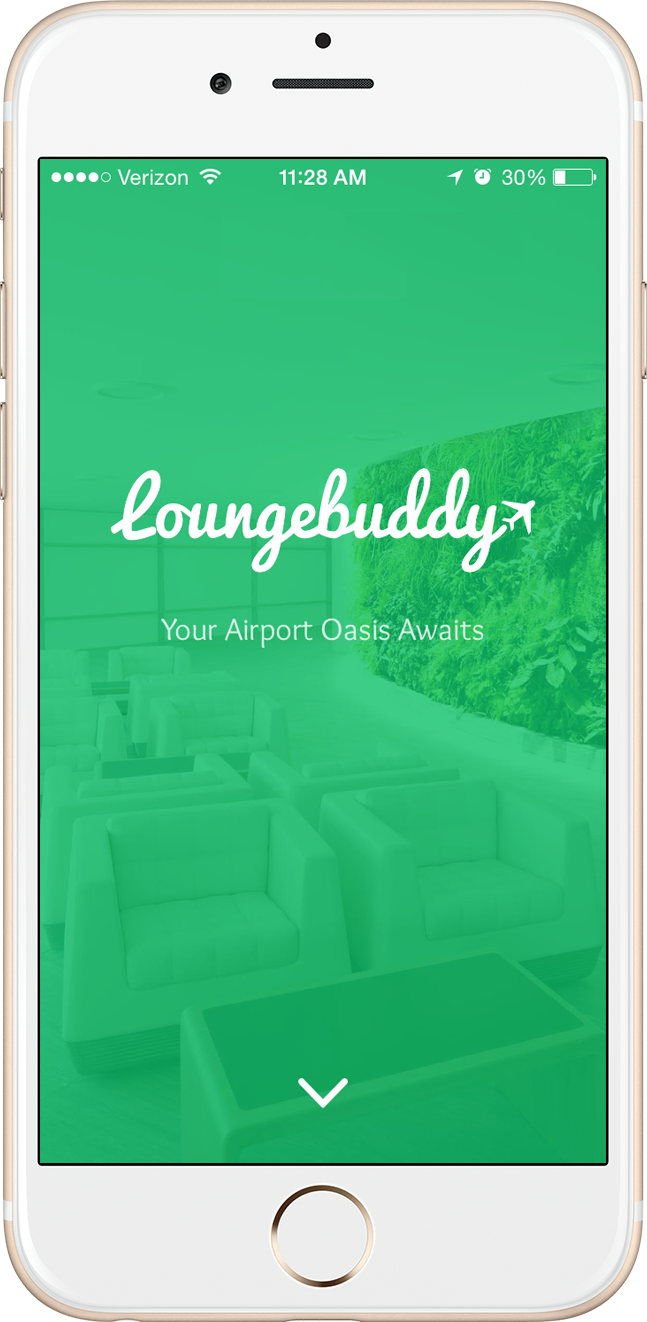 LoungeBuddy Intro Screen