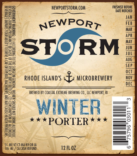Newport Storm Brewery Winter Porter