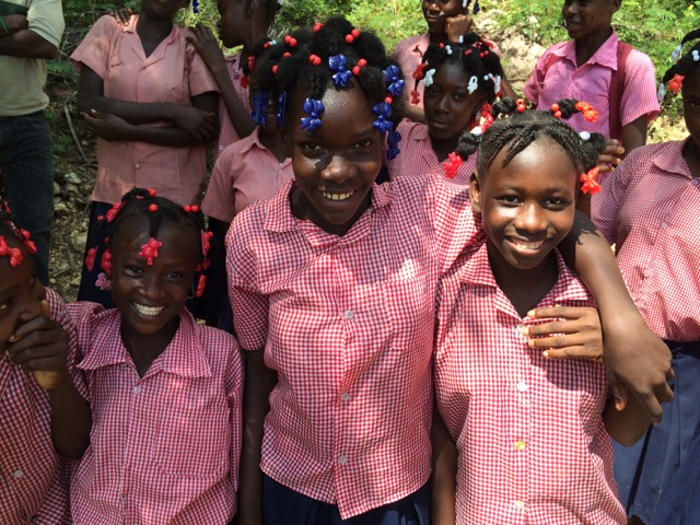 Girls in Haiti