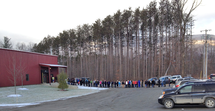 The line for last years Chandler 4 Corners warehouse sale started 3 hours before the doors opened.