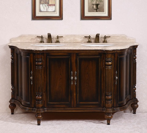 Legion Furniture 67" Solid Wood Bathroom Vanity WH3567