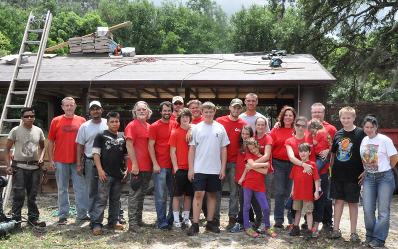 Universal Contracting Community Works at Camp Challenge