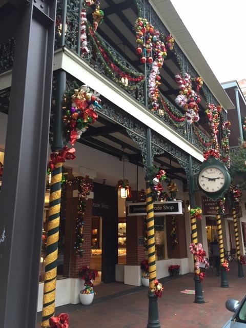 Stores along Downtown Palafox Street in Pensacola are decked out for the holidays.