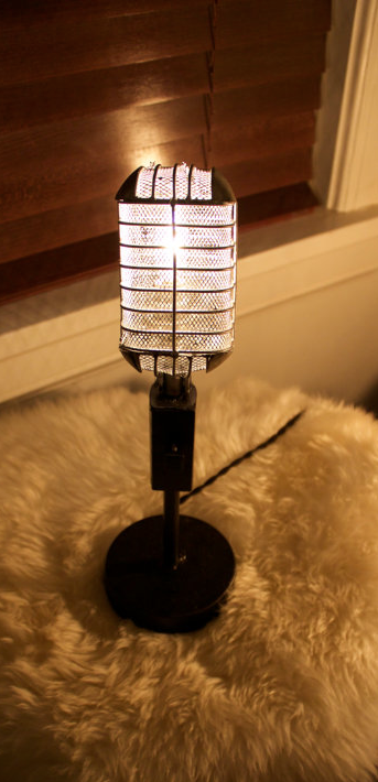 Vintage Microphone Light Available 2015