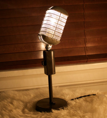 Vintage Microphone Light Available 2015