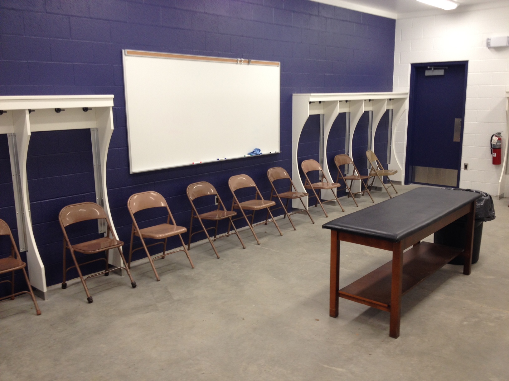 Siebert Park's stadium now has an enhanced meeting room with more storage space.