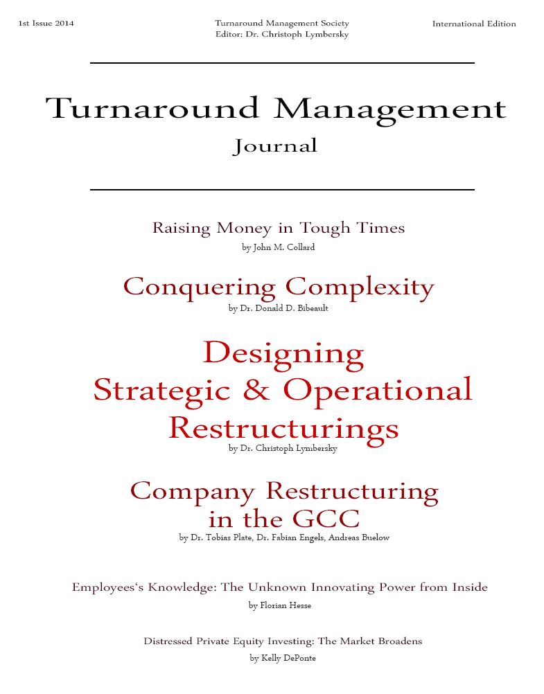 Turnaround Management Journal Cover