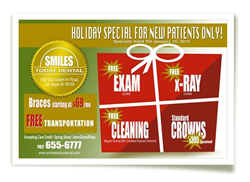 Holiday dental specials