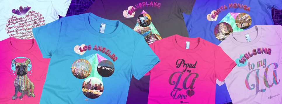 L.A. Love Shirts Positive T-Shirt Designs