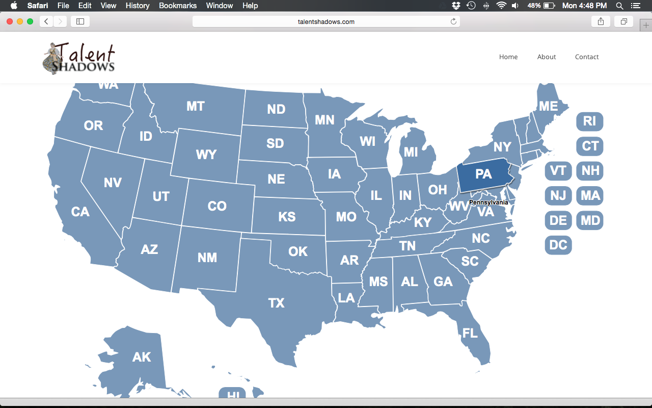 Interactive Responsive Map