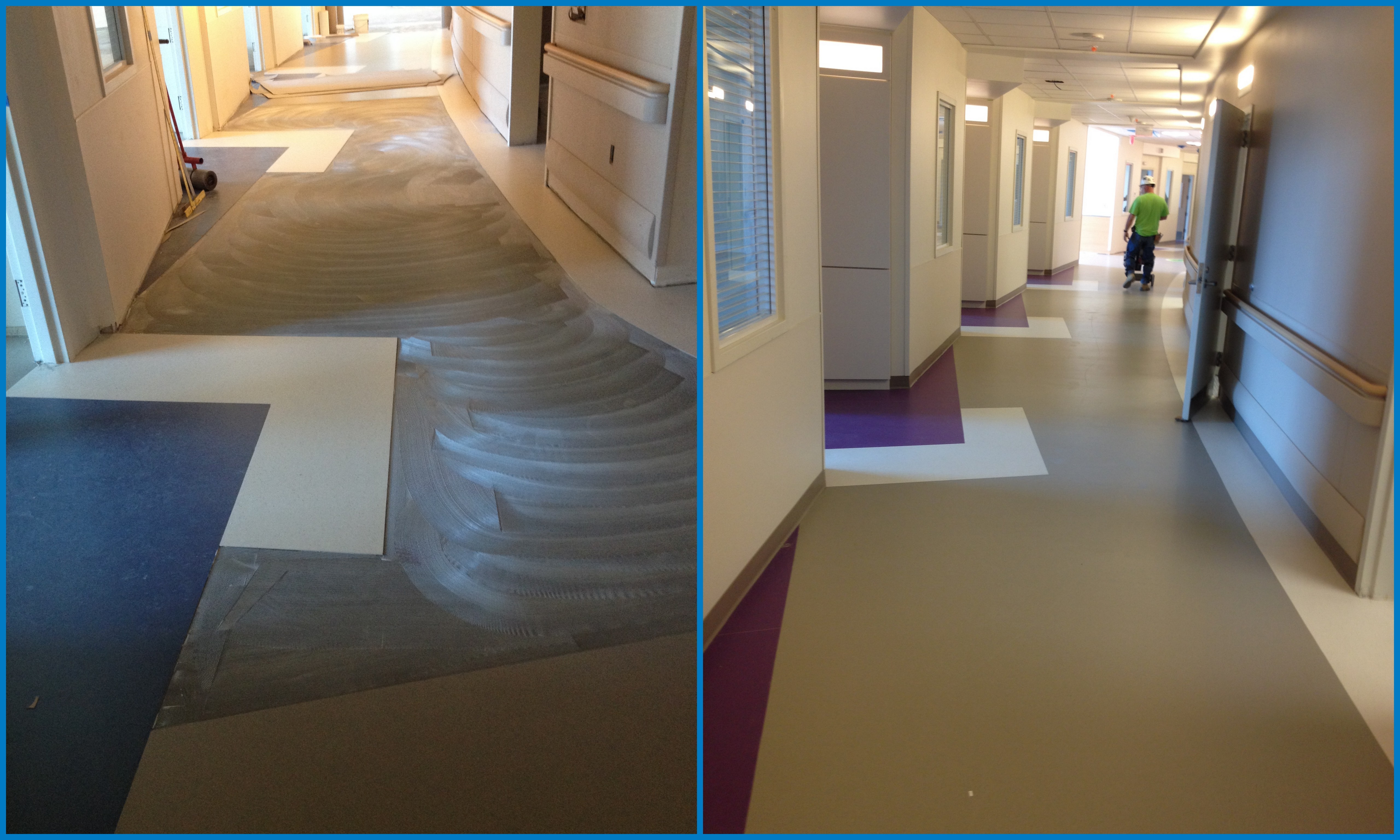 Alfred I. duPont Hospital for Children in Wilmington, DE, with flooring prepped with PENETRON Specialty Products.