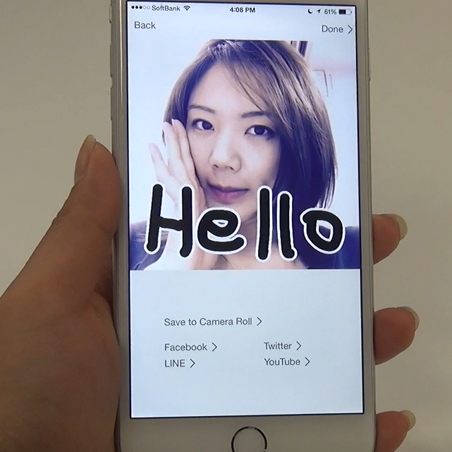 Video messages with your signature touch