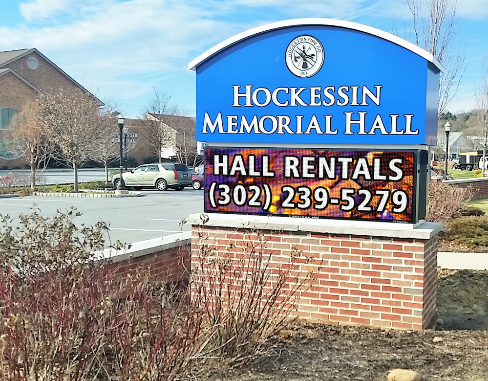 Hockessin Memorial Hall LED Sign