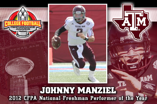 Johnny Manziel - CFPA Winner