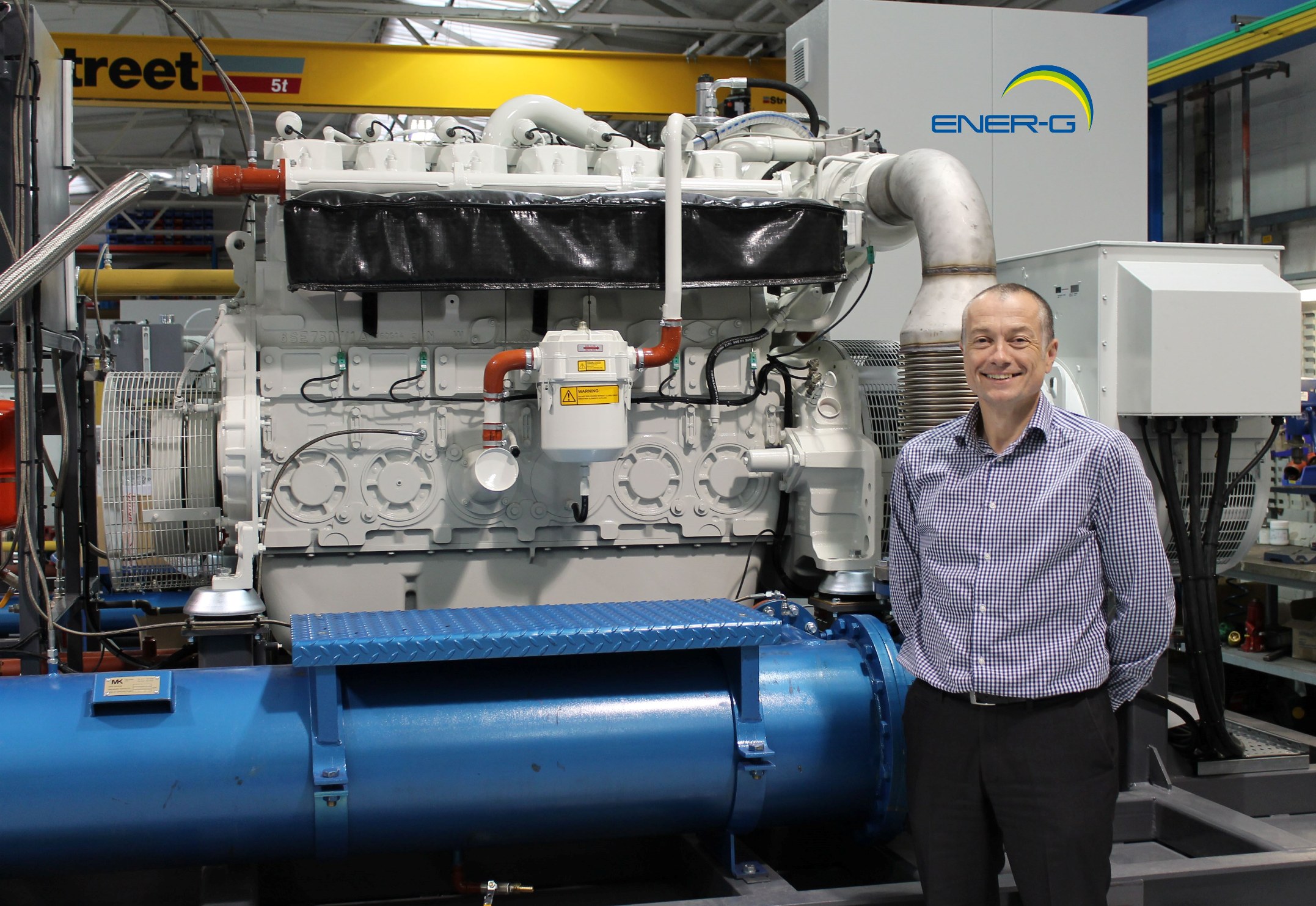 Chris Marsland, Technical Director of CHP specialist ENER-G Combined Power Ltd