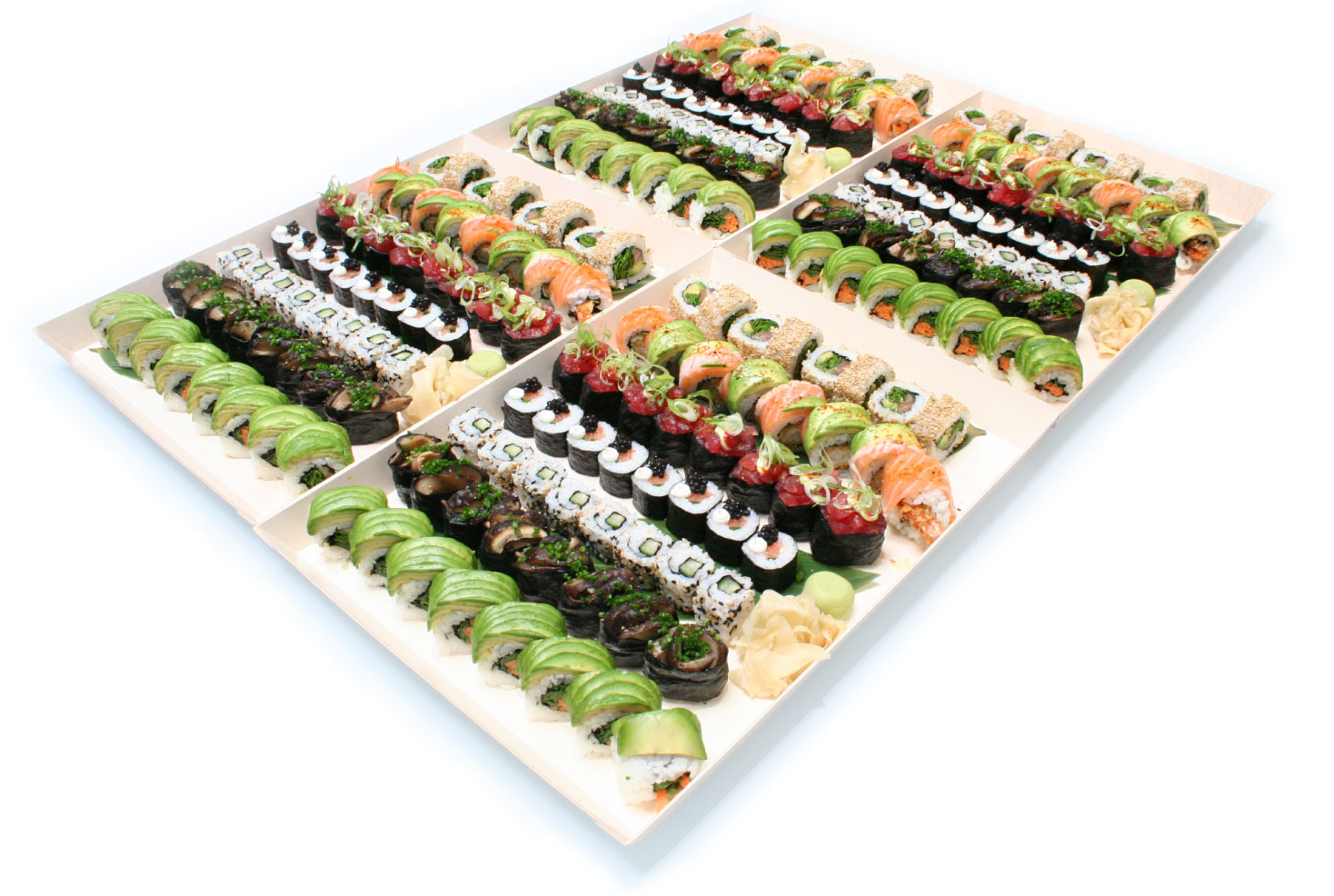 A Sushi Rolls platter