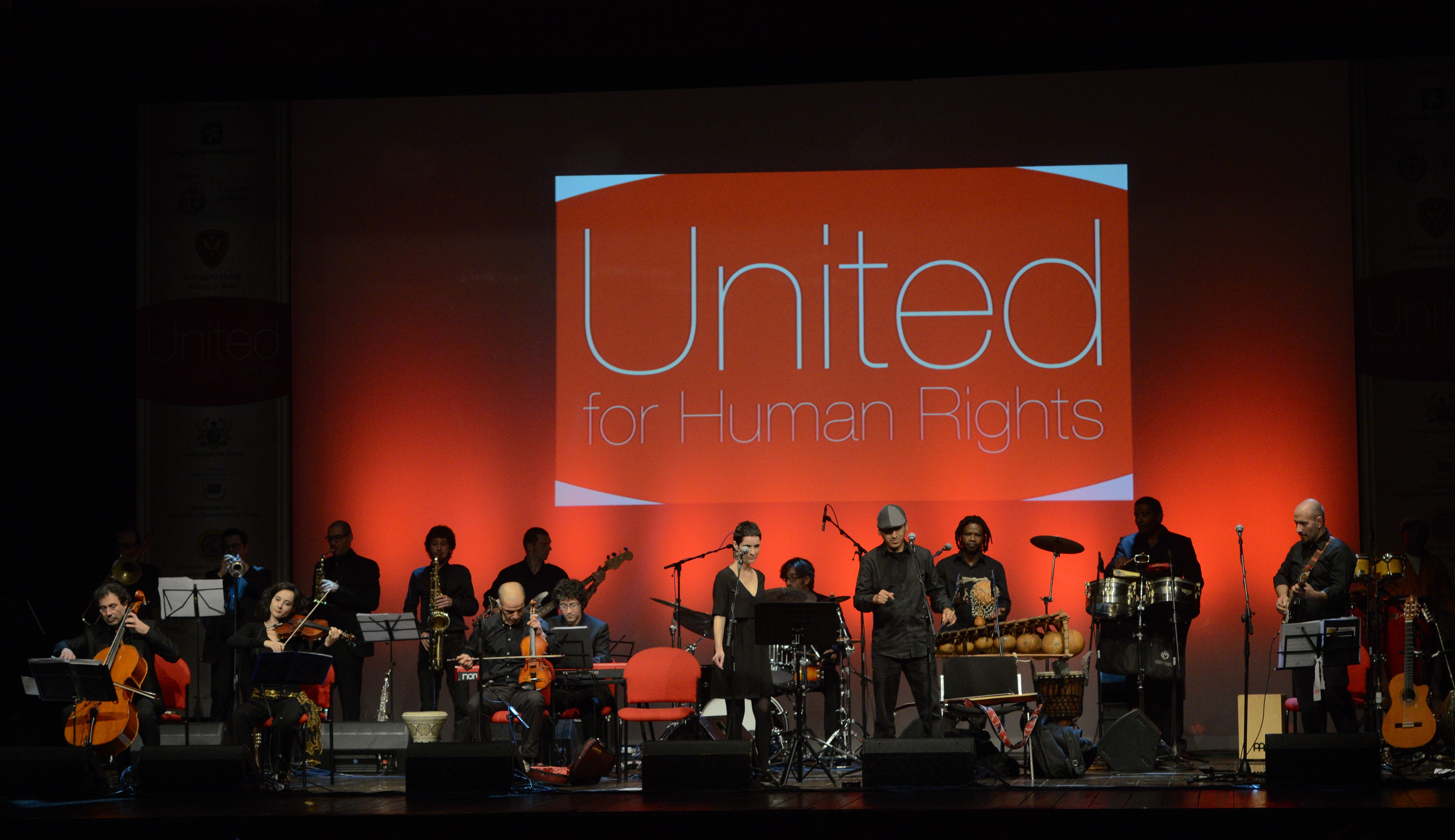 The Association for Human Rights and Tolerance of Italy and the Human Rights Department of the Church of Scientology of Milan hosted a Human Rights Day concert  at at Milan’s Teatro Manzoni.