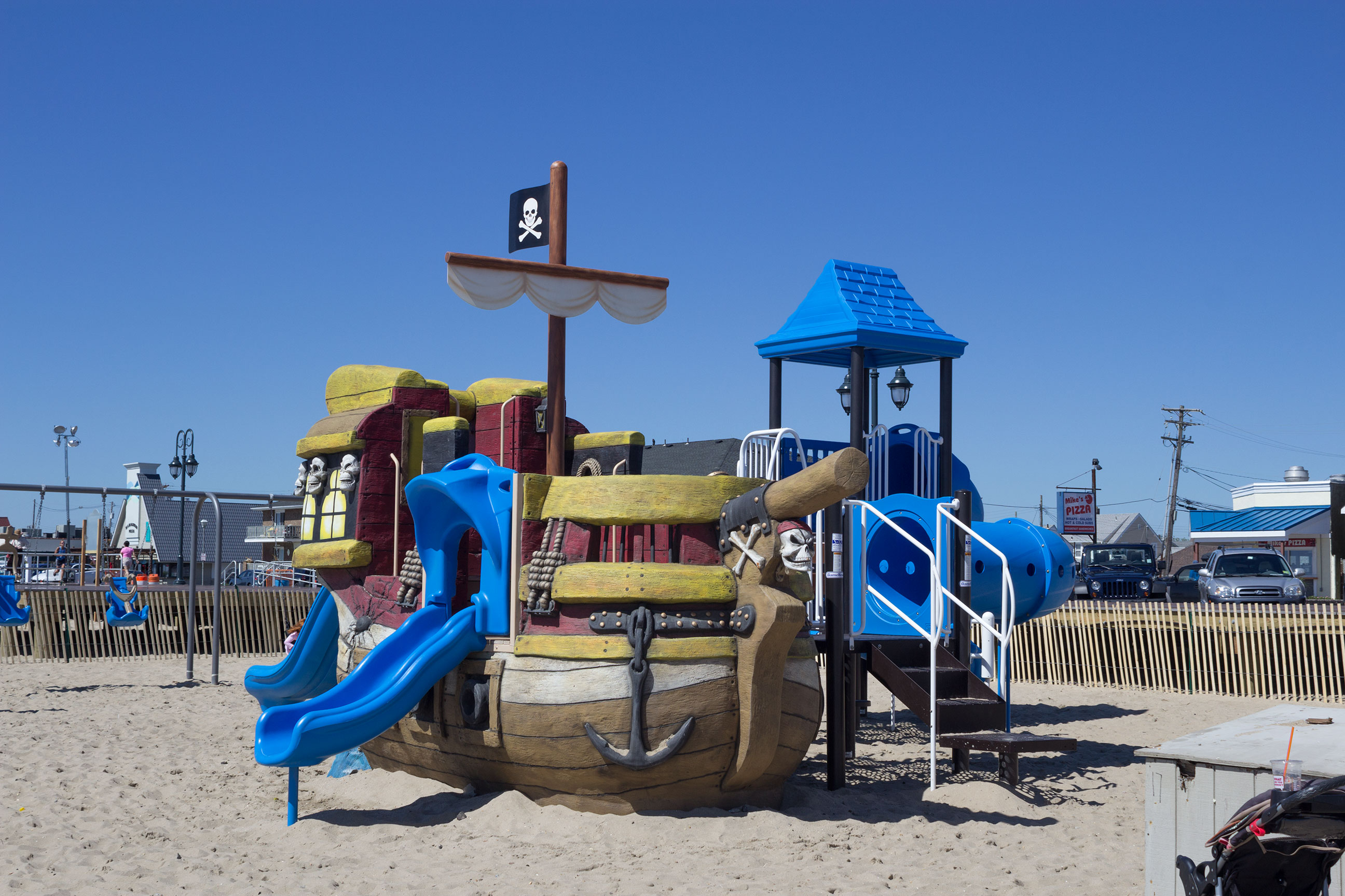 Add slides, ladders and climbers to our PlayWorx Pirate Ship to create a themed, destination playground.