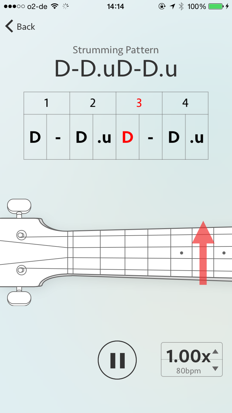 Screenshot - Learn how to play a strumming pattern