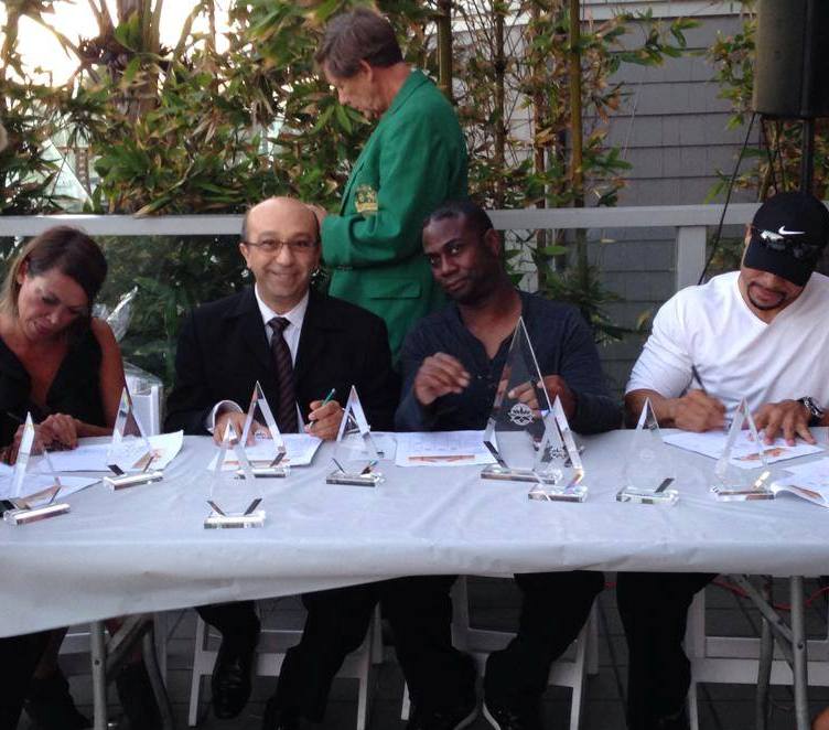 Judges at the Lotus Beauty Awards: Dr. Davis Daneshrad, The Westside Dentist, Billboard Winning Music Producer Andrew Lane and NFL 5x Pro Anthony White (San Diego Chargers and Dallas Cowboys)