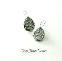 Falling Leaves Earrings by Kim Jakum Designs