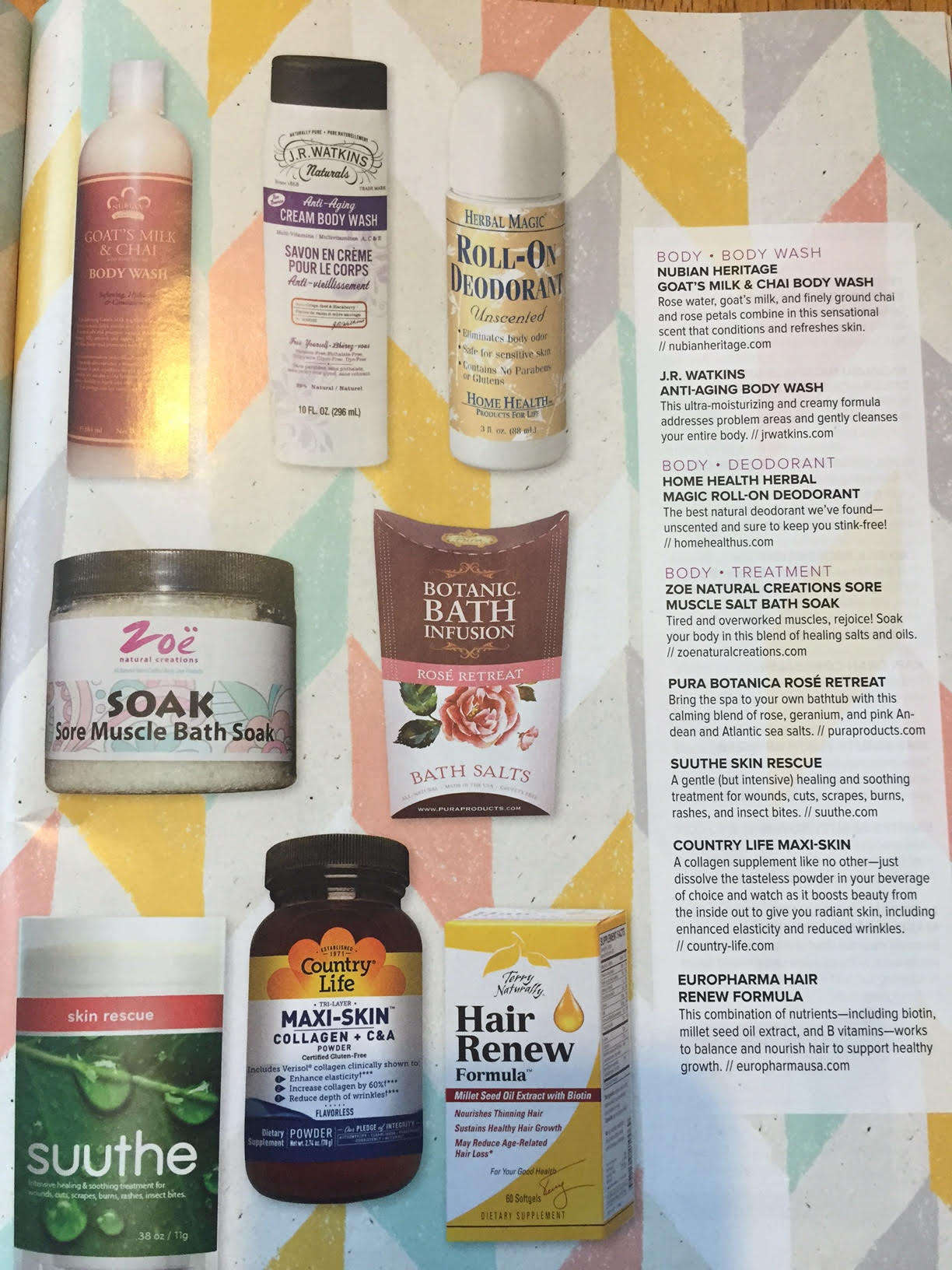 Beauty with a Conscience Award from Natural Solutions Magazine