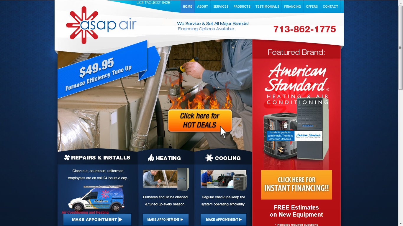 ASAP AIR Air Conditioning and Heating