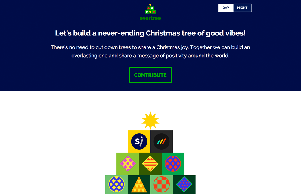 Evertree, the first digital never-ending Christmas tree